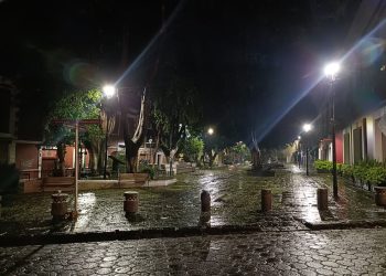Informa Pepe Chedraui restablecimiento de suministro electrico en el Centro Histórico