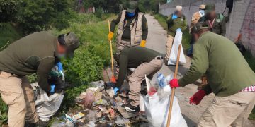 Recolectan 6.5 toneladas de basura en 830 metros del Río Lerma, en Ocoyoacac