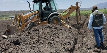Impulsan en el sector agrícola parcela demostrativa de riego por goteo subterráneo en Morelos
