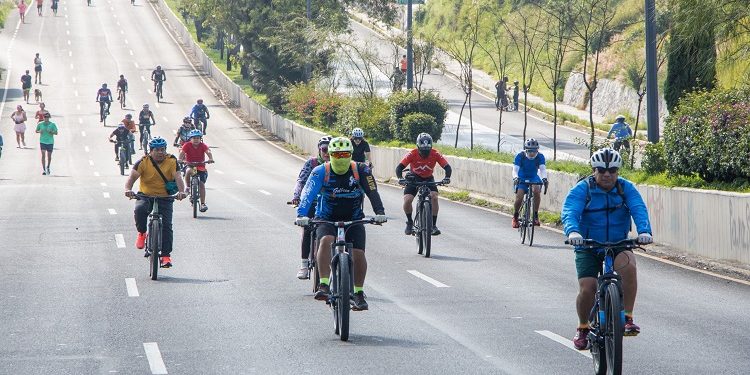 Fortalece gobierno estatal movilidad activa con Vía Recreativa Metropolitana
