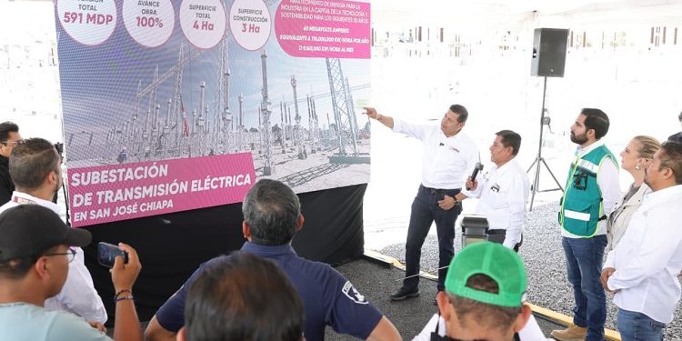 Subestación Eléctrica Asegura Desarrollo Industrial En San José Chiapa: Armenta Mier