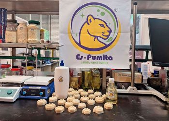 Es-Pumita, jabón sostenible elaborado con aceite de cocina usado