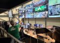 Verifica Alcalde desde la DGERI operativo de seguridad por festejos del triunfo de la Selección Mexicana