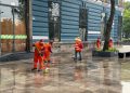 Gobierno Municipal efectuó labores lavado en la Avenida Juárez