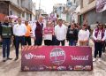 Supervisa Edil trabajos de pavimentación en la Junta Auxiliar Santo Tomás Chautla