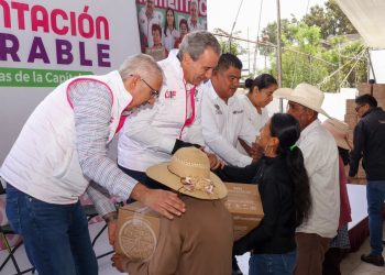 Lleva Pepe Chedraui programa “Alimentación Imparable” a Santa María Guadalupe Tecola