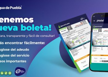 Agua de Puebla presenta su nueva boleta de cobro: más clara, transparente y fácil de consultar