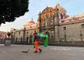 Gobierno de Pepe Chedraui mantiene limpios el Zócalo y la Avenida Juárez tras el encuentro entre México e Inglaterra