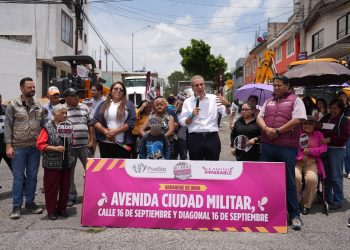 Arranca Alcalde trabajos de rehabilitación vial en la Junta Auxiliar Ignacio Zaragoza