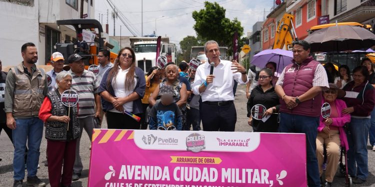 Arranca Alcalde trabajos de rehabilitación vial en la Junta Auxiliar Ignacio Zaragoza