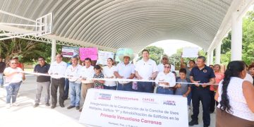 Recuperan Gobierno Federal y Estatal Escuelas afectadas por lluvias en Pantepec