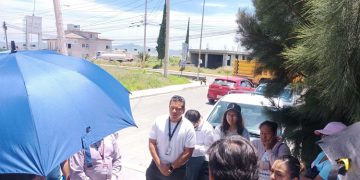 Agua de Puebla coordina incorporación al servicio para familias de la calle Tecorral, en Santa Catarina