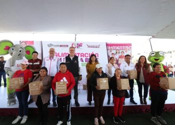 A través del DIF Puebla Capital, entrega Edil más de 4 mil despensas en La Resurrección