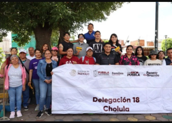 DIF Municipal y Sistema Estatal DIF impulsan jornada de faena en San Pedro Cholula