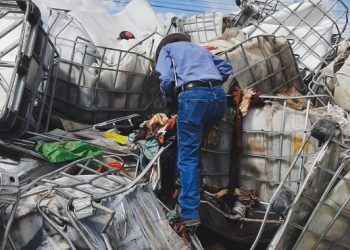 Profepa sanciona a recicladora por manejo inadecuado de residuos peligrosos, en Ciudad Juárez