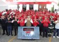 Gobierno Estatal reconoce entrega heroica de bomberos  