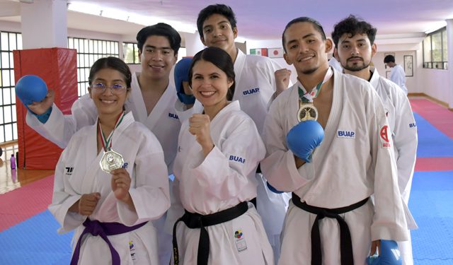 Destaca selectivo BUAP en Campeonato Nacional de Karate