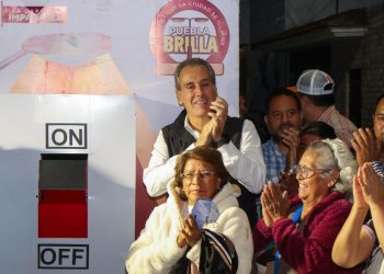 Con Puebla Brilla, Pepe Chedraui moderniza al 100 por ciento alumbrado en Jardines de San José