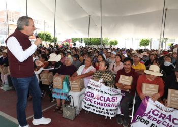 Entrega Presidente Municipal más de 5 mil despensas del programa “Alimentación Imparable” en San Miguel Canoa