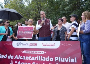 Arranca Pepe Chedraui construcción de Red de Alcantarillado Pluvial en Agua Santa