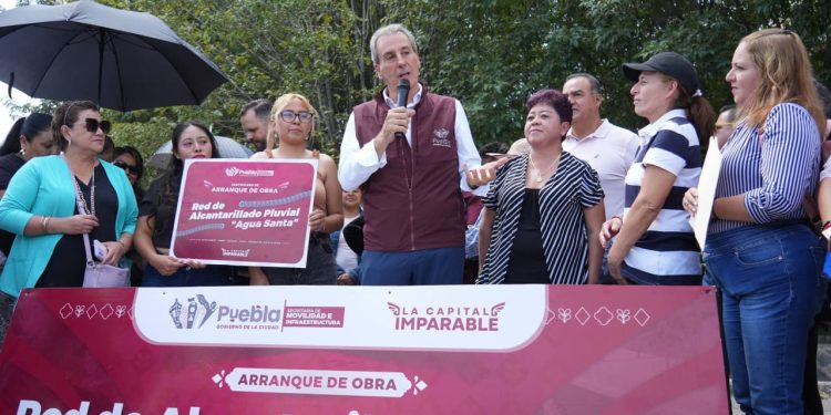 Arranca Pepe Chedraui construcción de Red de Alcantarillado Pluvial en Agua Santa