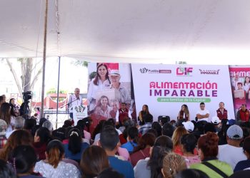 Entrega Gobierno de Ciudad apoyos alimentarios en Guadalupe Hidalgo