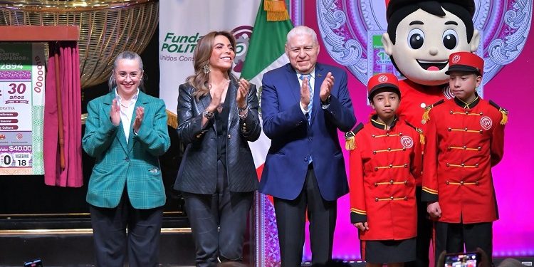Presenta Lotería Nacional billete de Sorteo Superior que rinde homenaje al 30 aniversario de la Fundación Politécnico