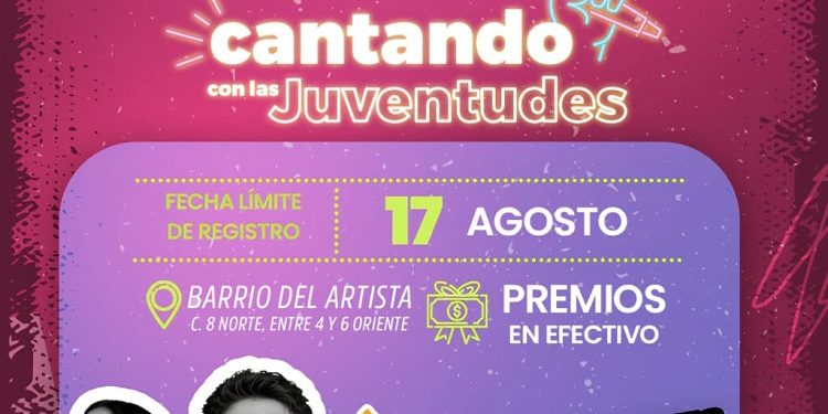 Edil Municipal promueve la expresión artística de las juventudes con Cantando con las Juventudes