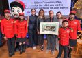 La titular de Lotería, Olivia Salomón, y el Gobernador de Michoacán, Alfredo Ramírez, develan billete en honor a Juan Gabriel “el amor eterno de México”