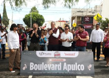 Inaugura Pepe Chedraui rehabilitación vial del Bulevar Apulco