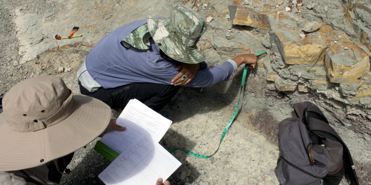 Investigadores BUAP registran nuevas huellas de dinosaurio en Puebla