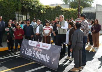 Fortalece Pepe Chedraui vialidades en la colonia El Salvador