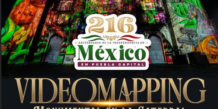 Invita Gobierno de Pepe Chedraui a disfrutar videomapping monumental por Fiestas Patrias