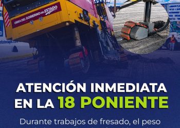 Agua de Puebla atiende afectación en la 18 Poniente