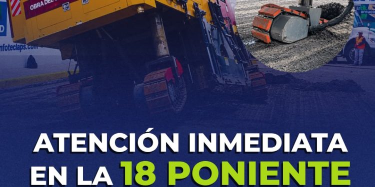 Agua de Puebla atiende afectación en la 18 Poniente