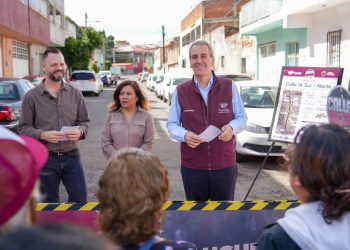 Mejora Alcalde vialidades con el Tren Capitalino de Pavimentación