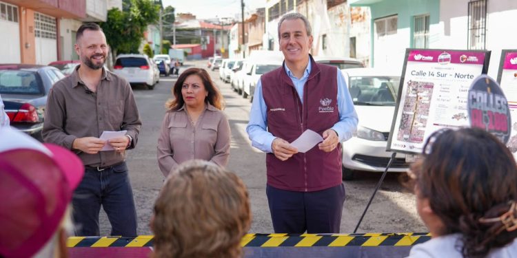 Mejora Alcalde vialidades con el Tren Capitalino de Pavimentación