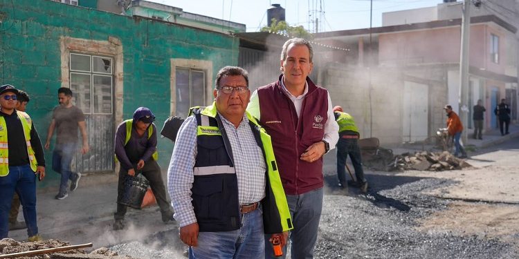 Avanza Edil con programa ‘Bacheando Puebla’ en Minerales de Guadalupe