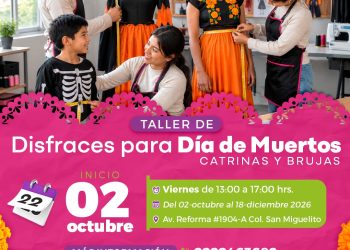 Apertura DIF Puebla Capital nueva temporada de talleres alusivos al Día de Muertos