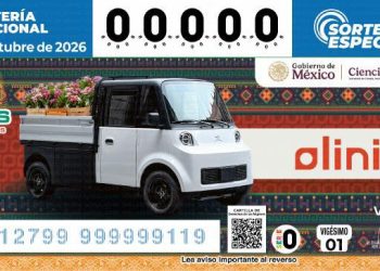 Develan billete de Lotería que reconoce al proyecto Olinia y las capacidades científicas de México