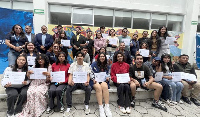 Inauguran mural en el Complejo Regional Mixteca de la BUAP