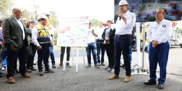 Gobierno del Estado transforma vialidades con apoyo de Pemex y trenes de Pavimento