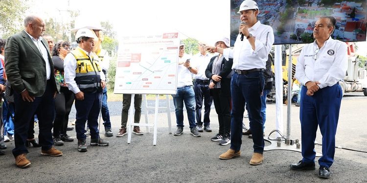 Gobierno Del Estado Transforma Vialidades Con Apoyo De Pemex y Trenes De Pavimento