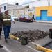 Verifica Pepe Chedraui labores de bacheo en colonia Los Volcanes