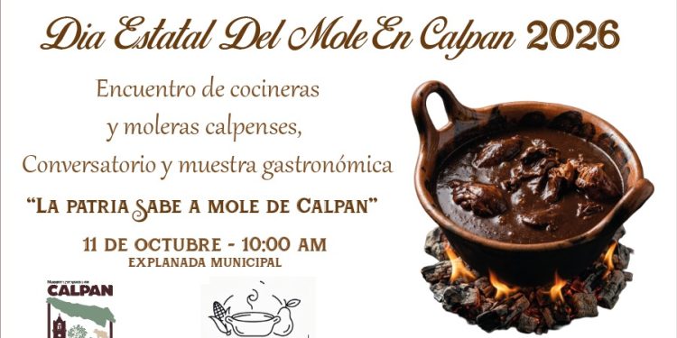 Calpan celebrará el Día Estatal del Mole 2026