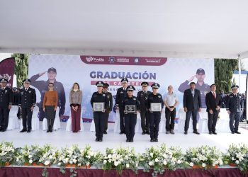 Realiza Gobierno de Pepe Chedraui graduación cadetes de la Academia de Formación y Profesionalización Policial