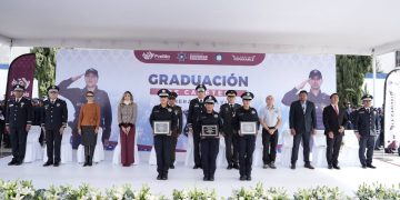 Realiza Gobierno de Pepe Chedraui graduación cadetes de la Academia de Formación y Profesionalización Policial