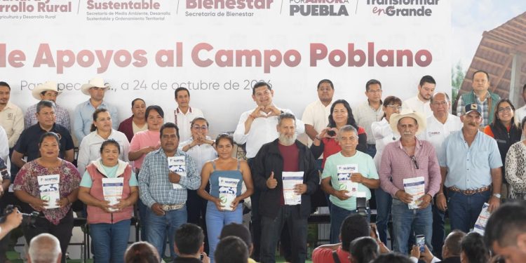 Más de 2 mil apoyos al campo poblano: Gobierno del Estado