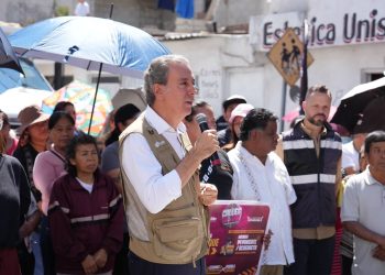 Fortalecerá Pepe Chedraui infraestructura vial en San Pablo Xochimehuacán