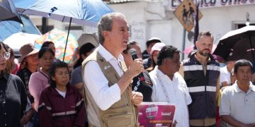 Fortalecerá Pepe Chedraui infraestructura vial en San Pablo Xochimehuacán